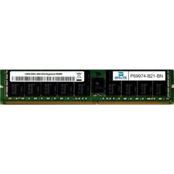 128GB (1x128GB) Quad Rank x4 DDR5-4800 CAS-46-39-39 EC8 Registered 3DS Smart Memory P69974-B21