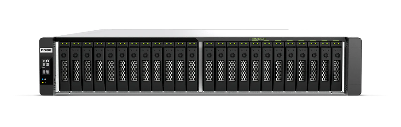 QNAP TDS-h2489FU R2 Dual-CPU U.2 NVMe all-flash rackmount