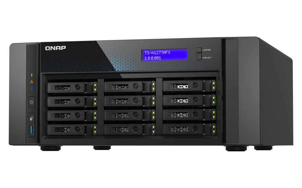 QNAP TS-h1277AFX High-performance all-flash NAS - TS-h1277AFX-R7-32G