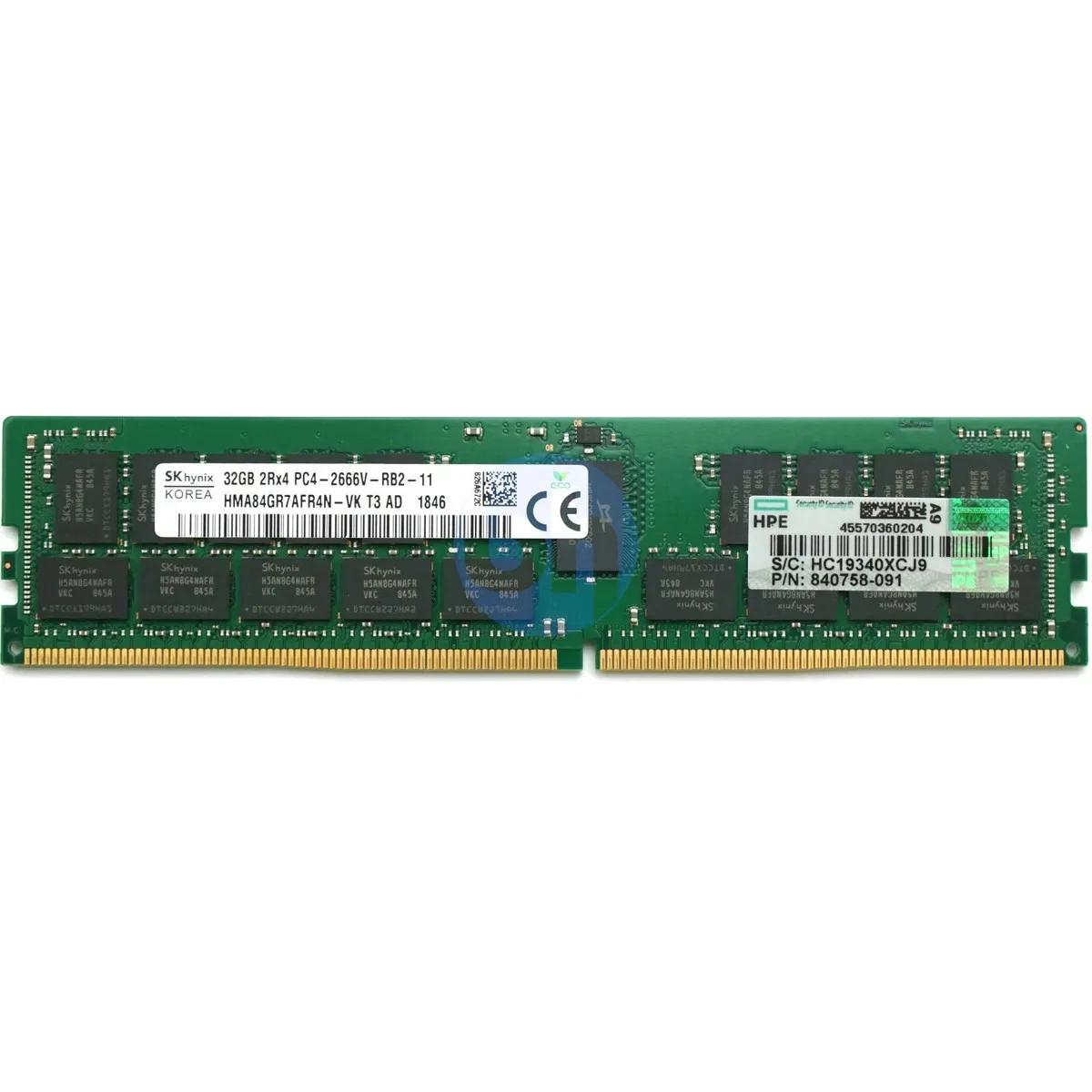 HP 32GB DDR4-2666 RDIMM 815100-B21 850881-001