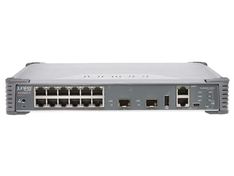 Juniper Networks EX2300-C-12P Compact 12-port PoE+ Ethernet Switch