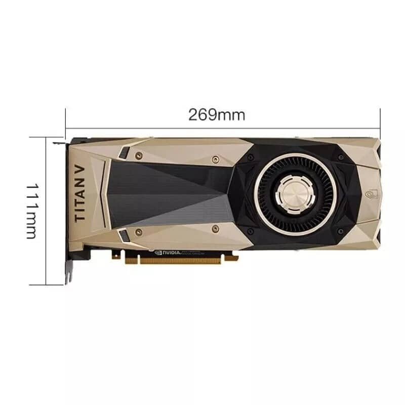 NVIDIA Titan V 12GB HBM2 Volta GPU CUDA Graphics Card AI Deep Learning HPC