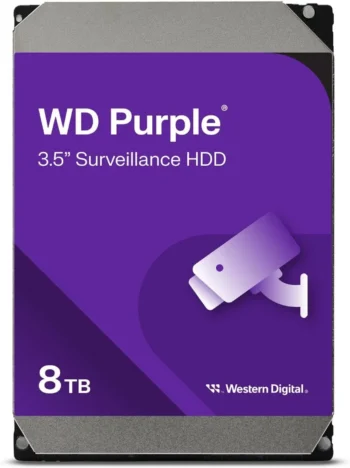 WD 8TB Purple Surveillance Internal Hard Drive HDD WD85PURZ