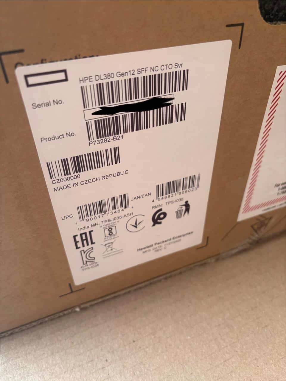 HPE DL380 Gen 12 SFF NC